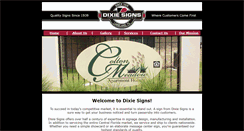 Desktop Screenshot of dixiesignsinc.com